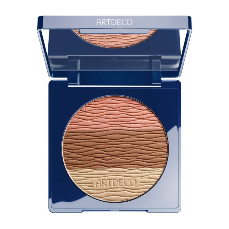 artdeco bronzing polvos bronceadores de 3 tonos para efecto bronceado natural