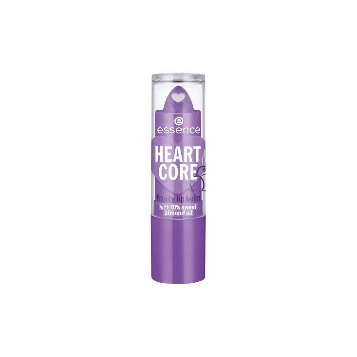 essence heart core fruity lip balm frutal