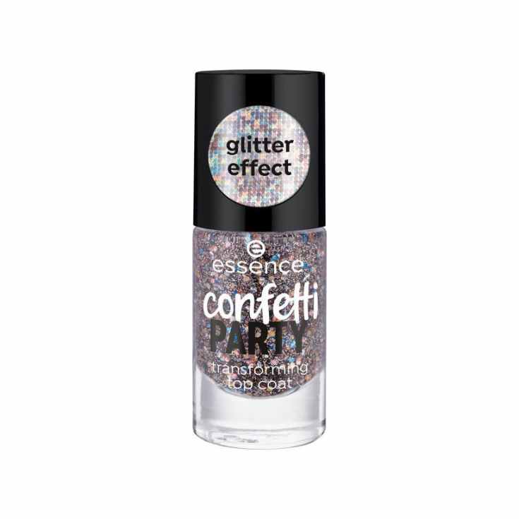 essence confetti party transforming top coat multi 