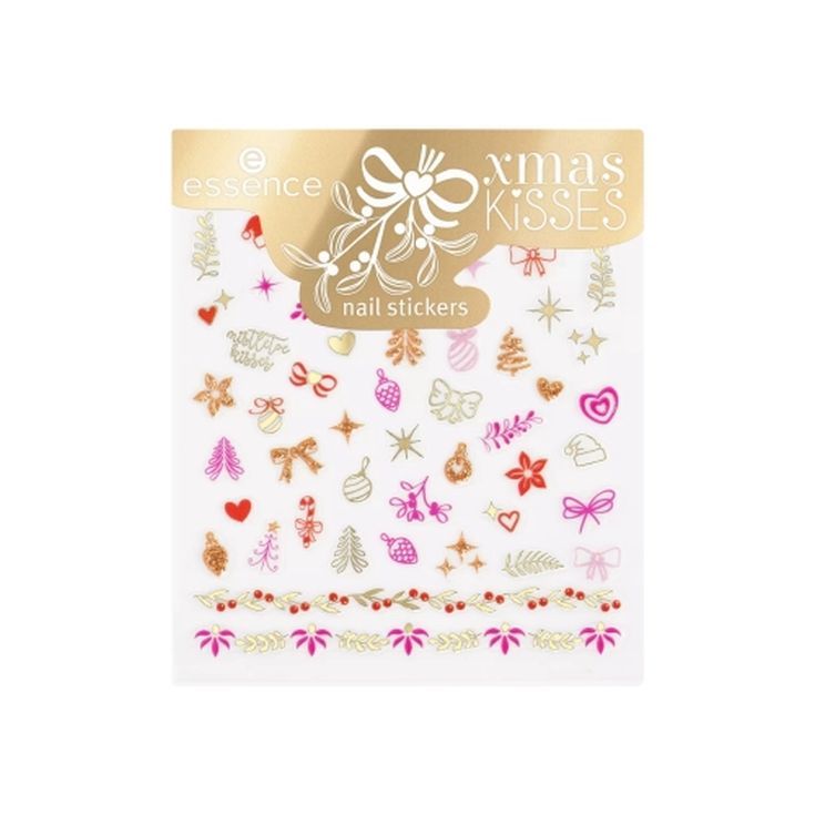 essence xmas kisses pegatinas uñas