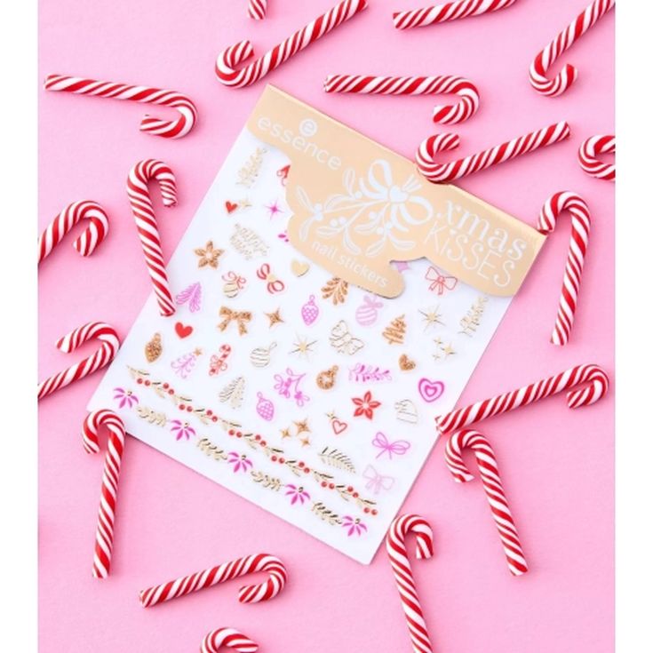 essence xmas kisses pegatinas uñas