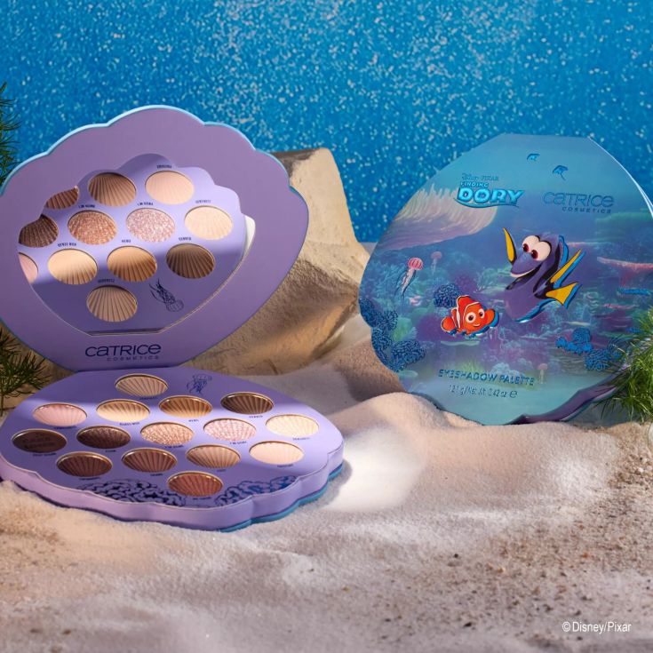 catrice buscando a dory paleta sombras azul