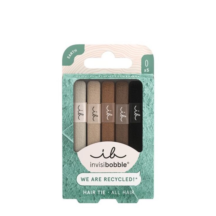 invisibobble coletero ecotie mocha 5 unidades