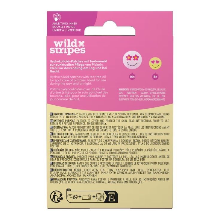 wild stripes anti-pimple parches smile stop