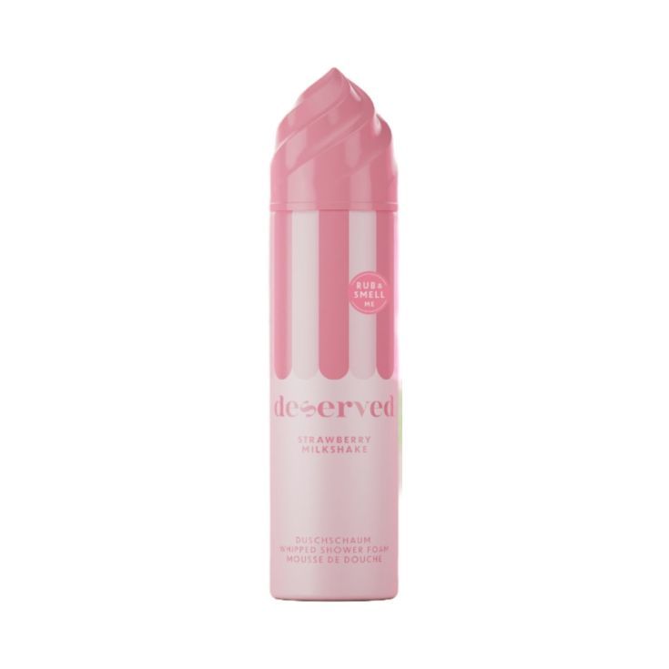 deserved espuma de baño strawberry milk 250ml
