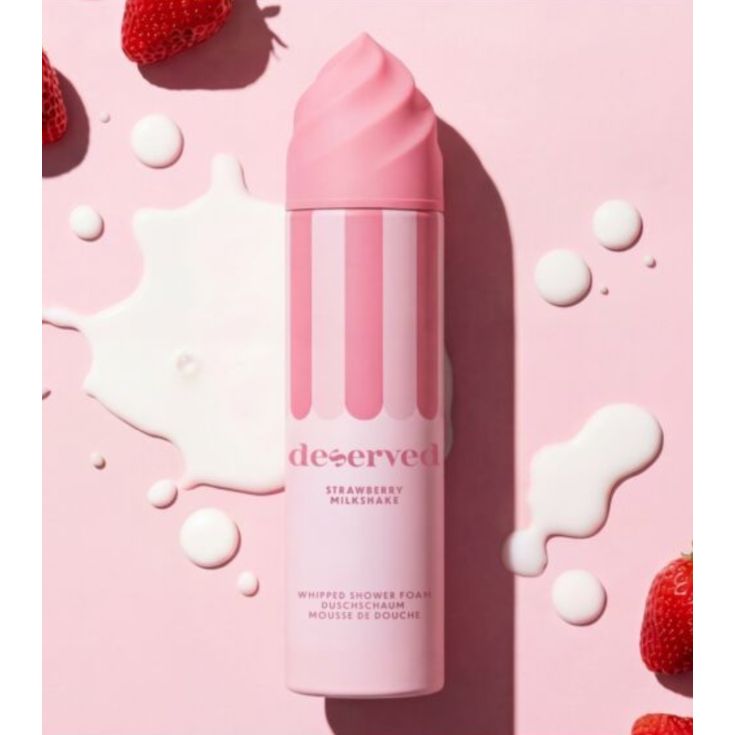 deserved espuma de baño strawberry milk 250ml