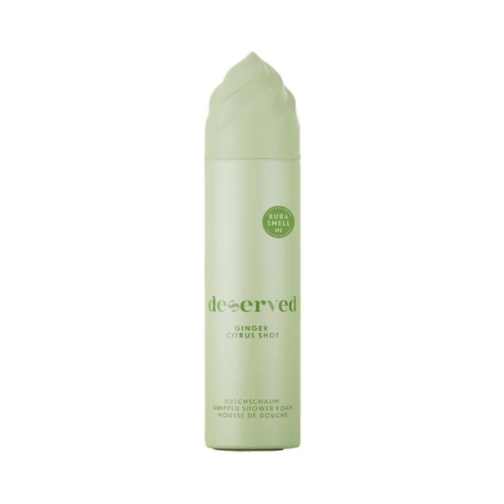 deserved espuma de baño ginger citrus shot 250ml