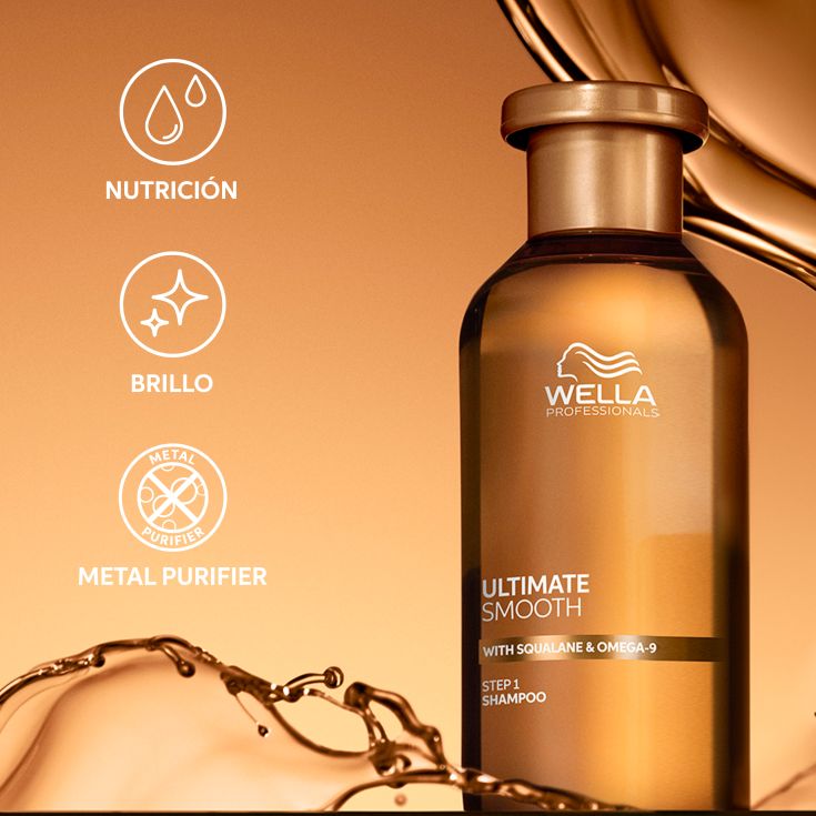 wella ultimate smooth champu 250ml