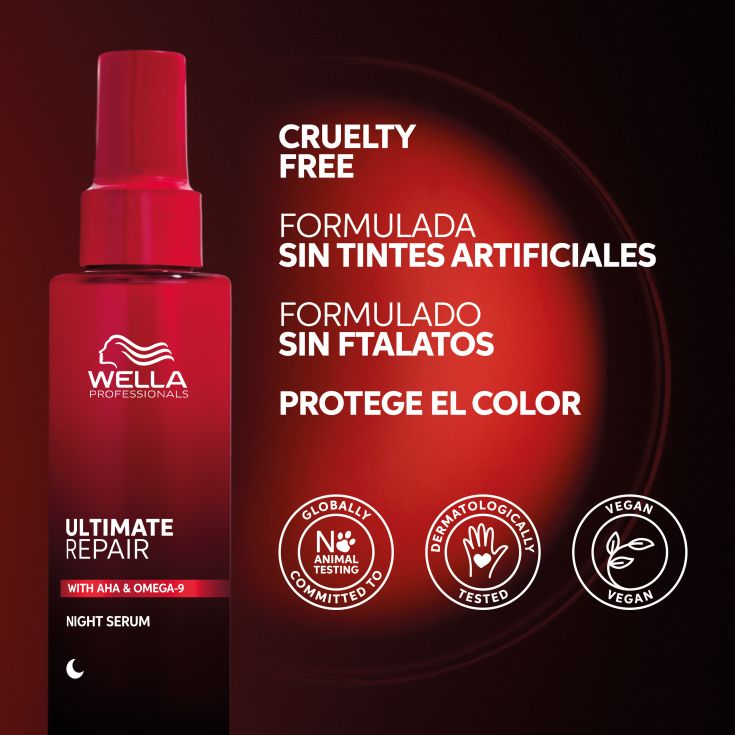 wella ultimate repair night serum