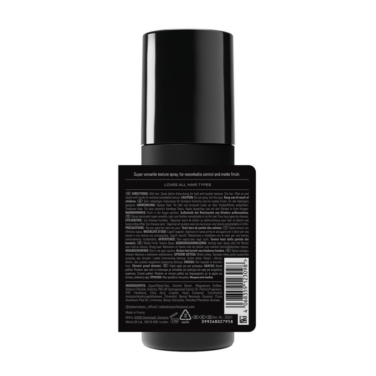 sebastian styl tex texture maker spray moldeador 150ml sebastian styl tex texture maker spray moldeador 150ml