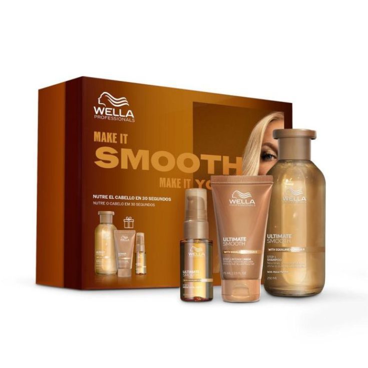 wella ultimate smooth cofre 3 piezas