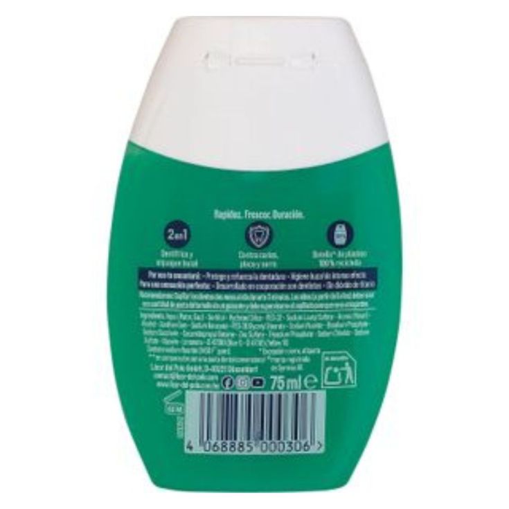 licor del polo 2en1 menta fresca 75ml