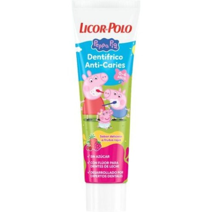 licor del polo pasta dentifrica infantil kids peppa pig 50 ml