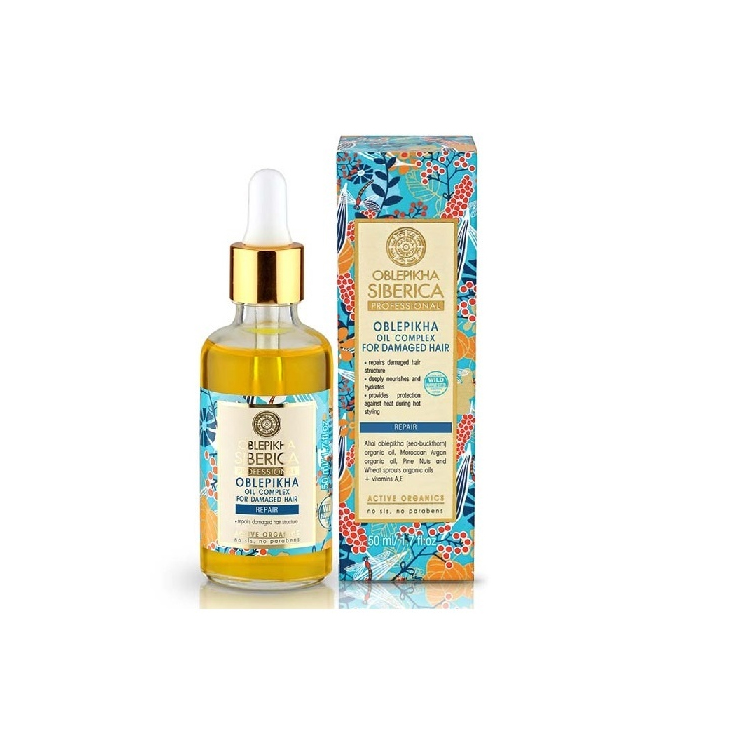 natura siberica oblepikha complejo de aceites para cabellos dañados 50ml natura siberica oblepikha complejo de aceites para cabellos dañados 50ml