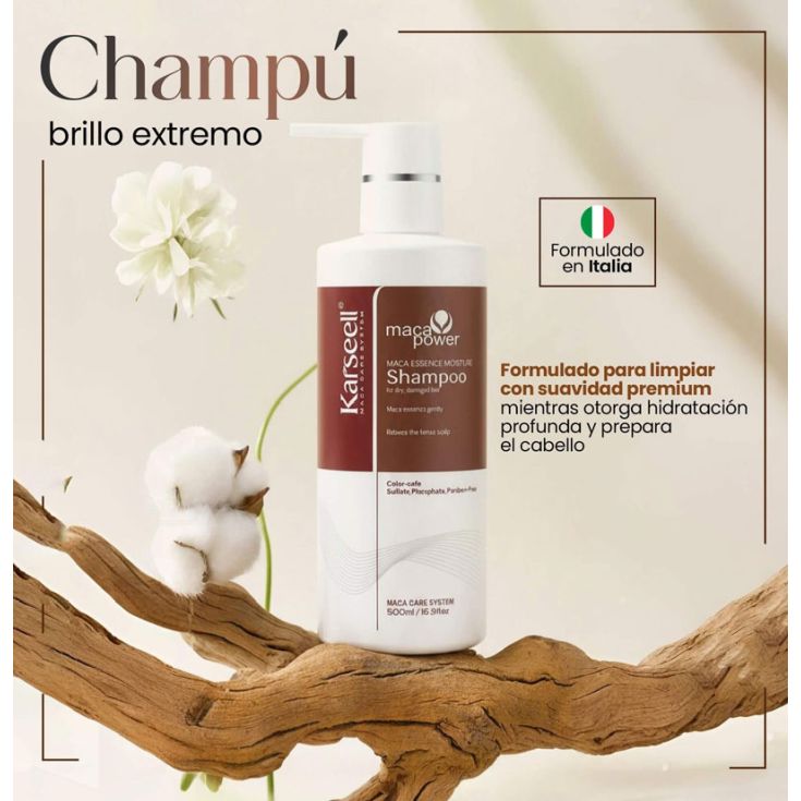 karseell maca power moisture champu hidratacion 500ml