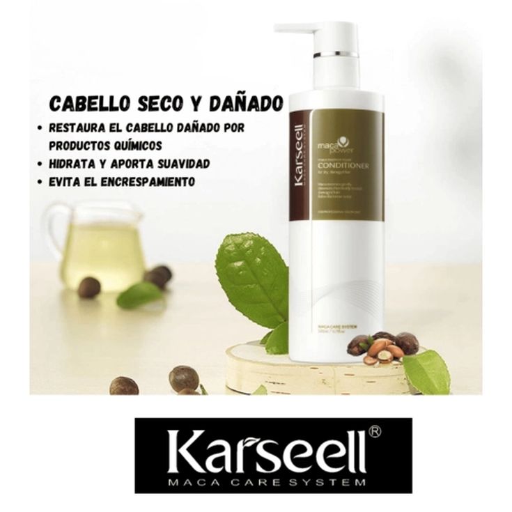 karseell maca power acondicionador reparador intensivo 500ml