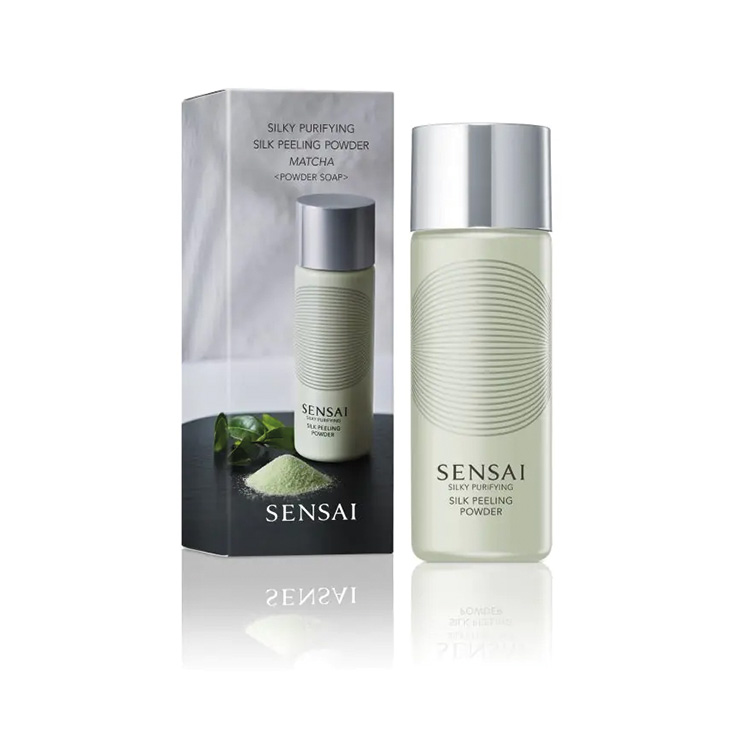 sensai polvo exfoliante purificante de seda matcha