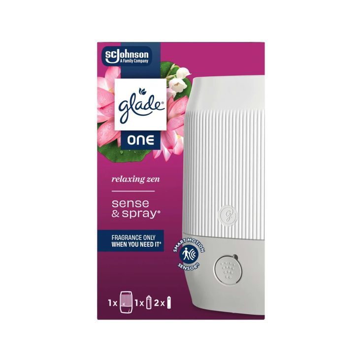 glade one sense & spray aparato ambientador relax zen
