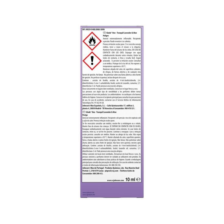 glade ambientador one room spray lavanda