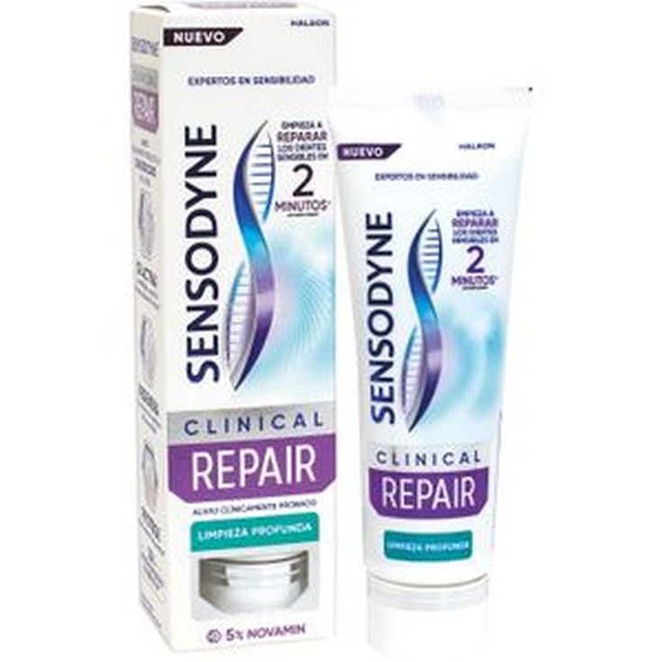 sensodyne dentifrico clinical limpieza profunda pasta de dientes 75ml