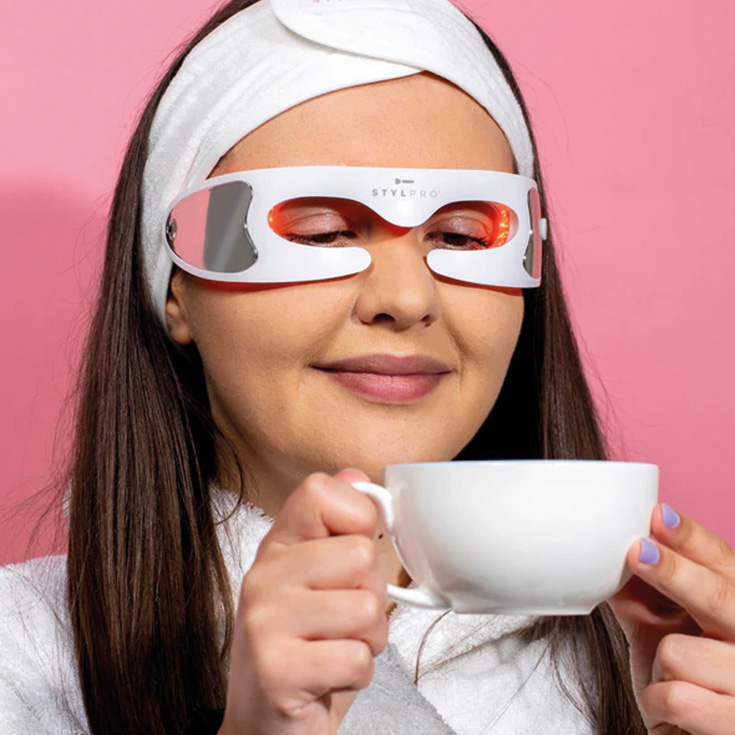 stylpro gafas con luz roja antiarrugas