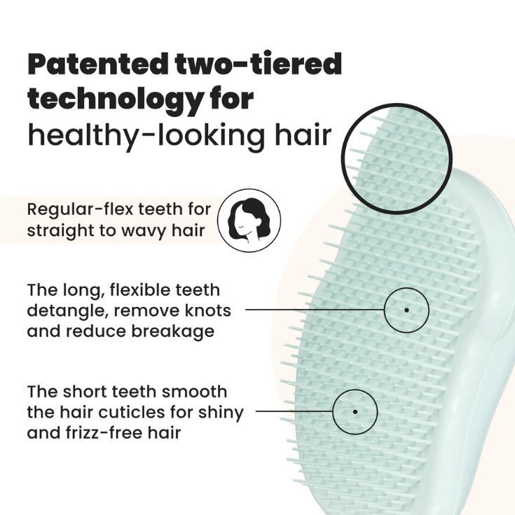 tangle teezer the original ice blue