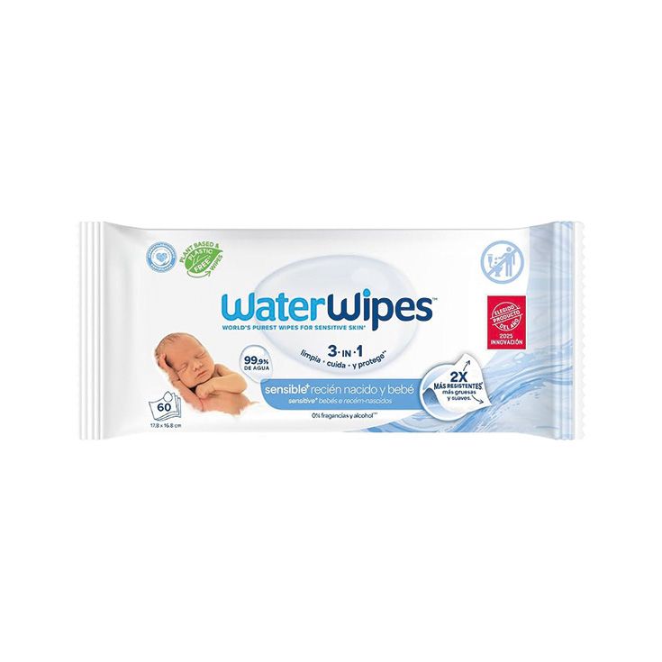 water wipes toallitas humedas 60u