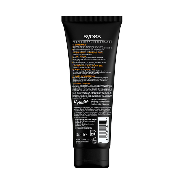 syoss gel power hold 250ml