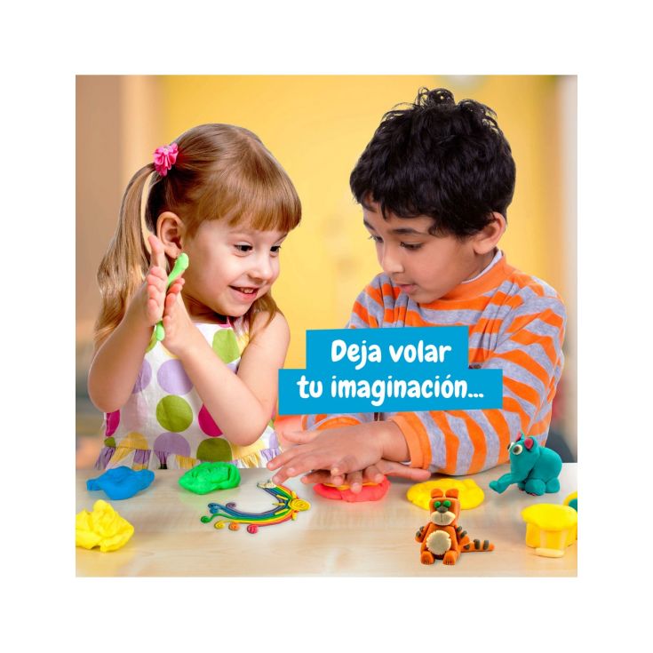 optima plastilina azul