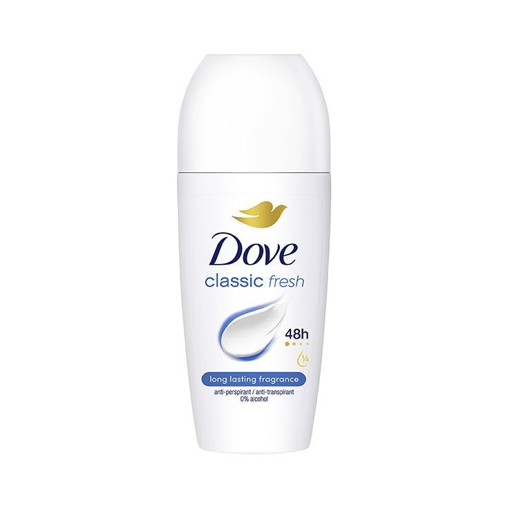 dove desodorante roll-on classic 48h 50ml