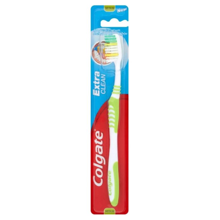 colgate cepillo de dientes extra-clean medio