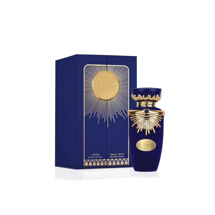 lattafa perfume arabe emaan azul 100ml