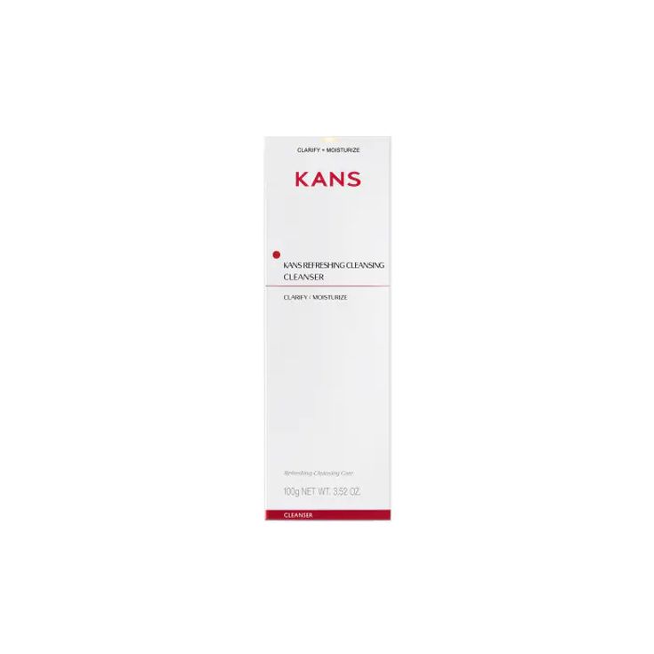 kans white refreshhing limpiador facial cosmetica asiatica 100ml