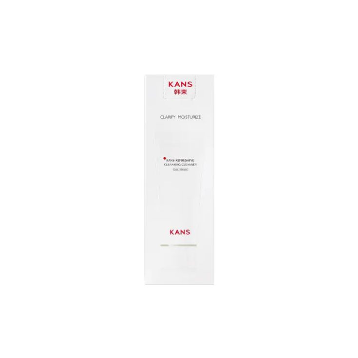 kans white refreshhing limpiador facial cosmetica asiatica 100ml