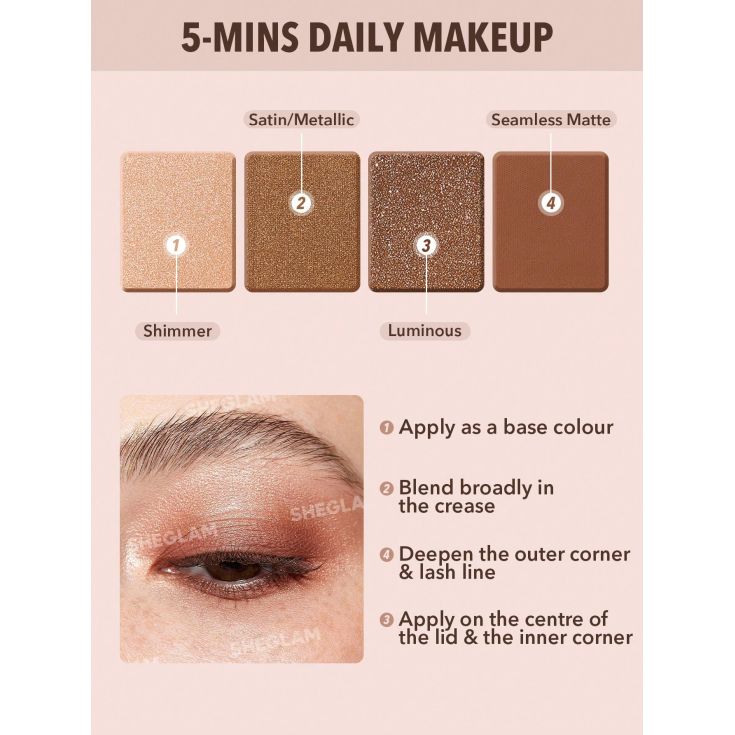 sheglam paleta sombra essential square