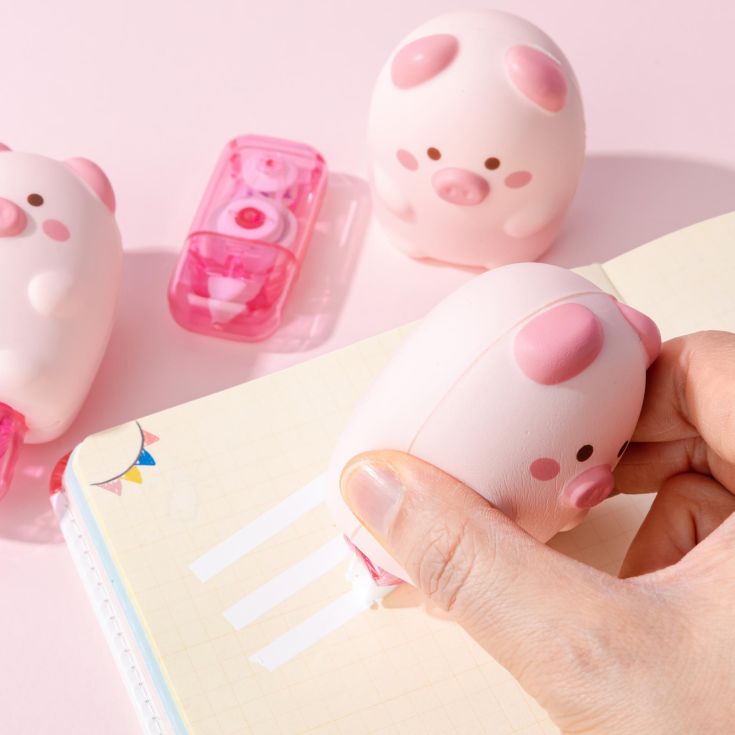 squishy corrector de cinta cerdito 