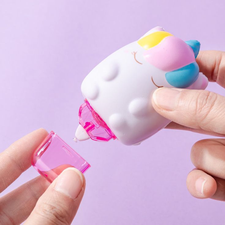 squishy corrector de cinta unicornio