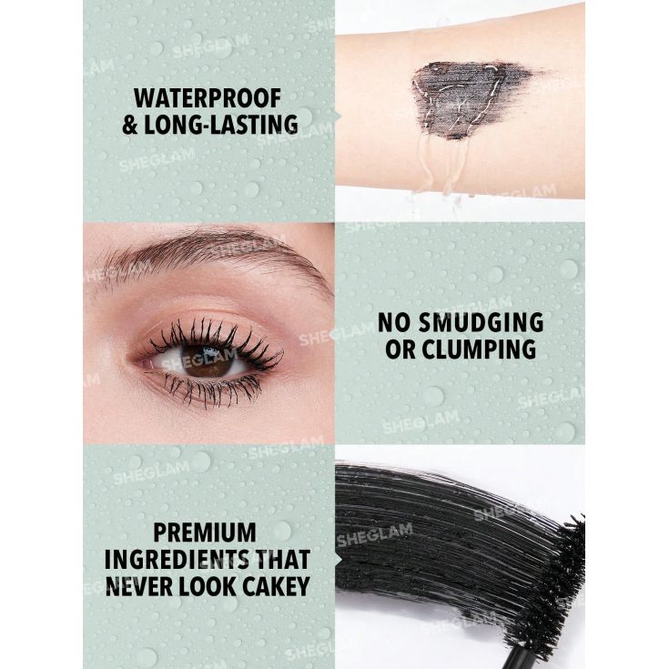sheglam mascara de pestañas waterproof all-in-one v&l