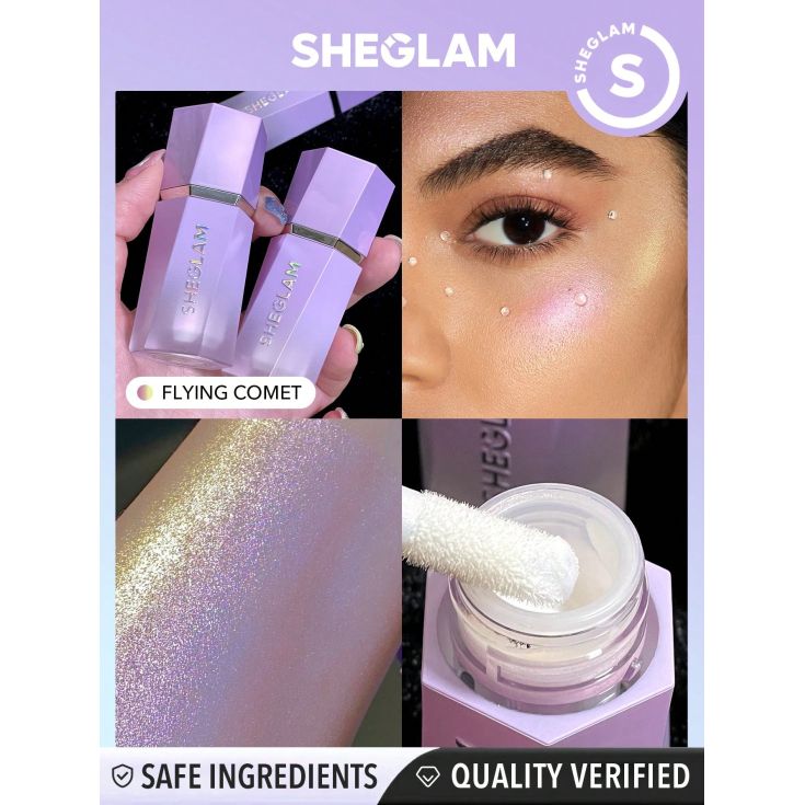 sheglam iluminador liquido chroma-glow bloom flying