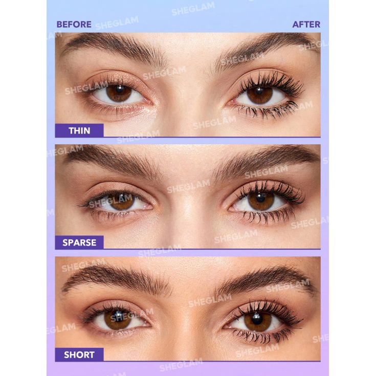 sheglam mascara de pestañas flutter wink volumizing