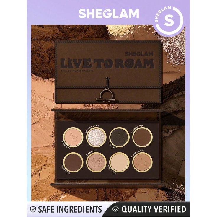 sheglam paleta sombra live to roam