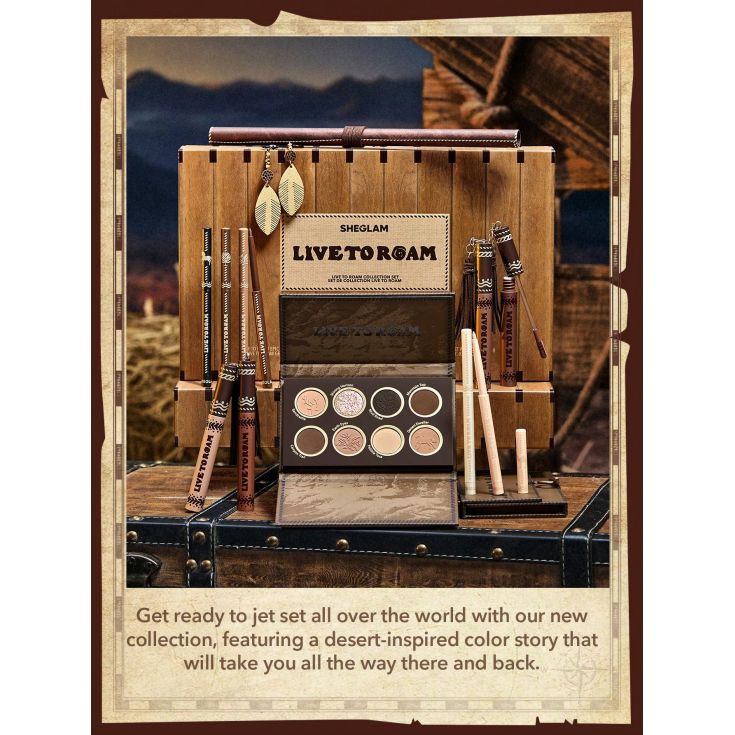 sheglam paleta sombra live to roam