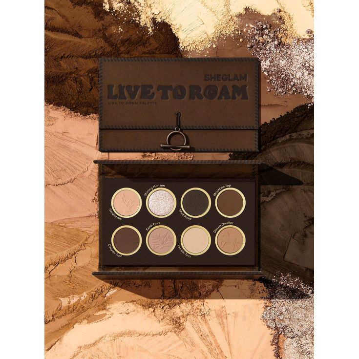 sheglam paleta sombra live to roam