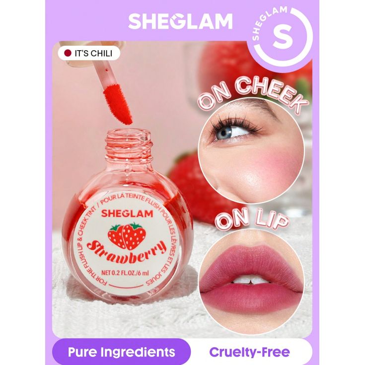 sheglam tinte labios mejillas for the flush