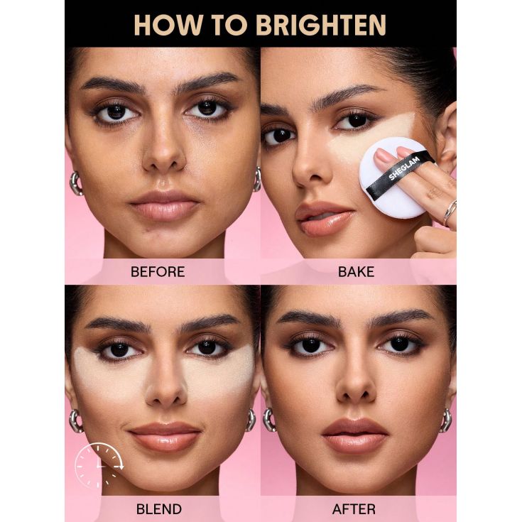 sheglam polvo fijador baked glow