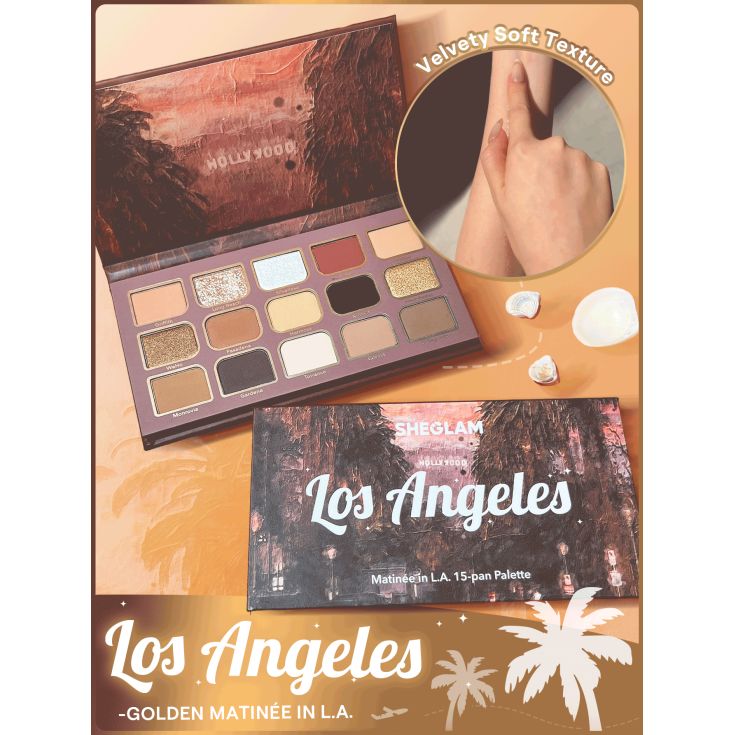 sheglam paleta sombra 15 matinee in los angeles