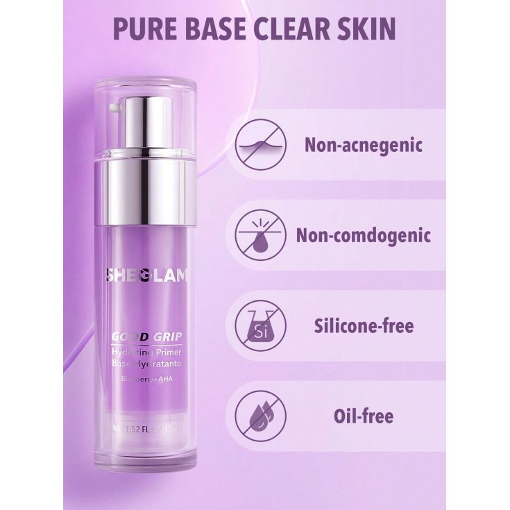 sheglam prebase good grip hidratante blueberry+aha