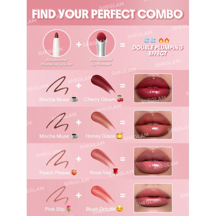 sheglam gloss de labios voluminizador bold booster
