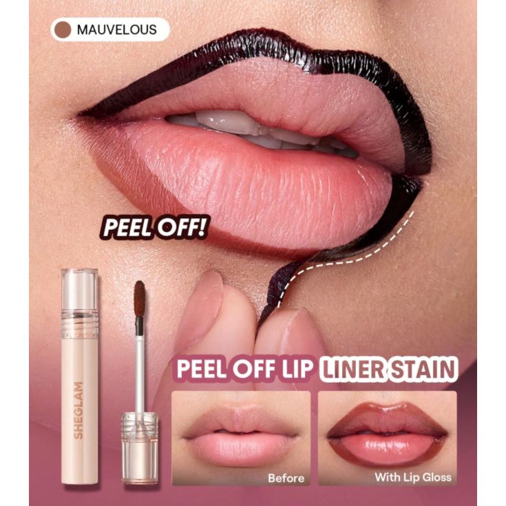 sheglam tinte de labios peel of in line