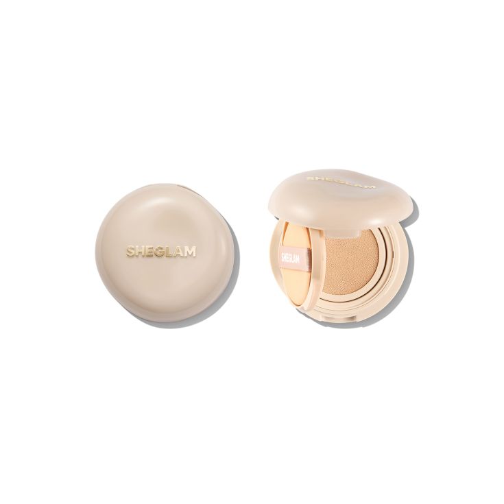sheglam maquillaje coushion foundatio nude